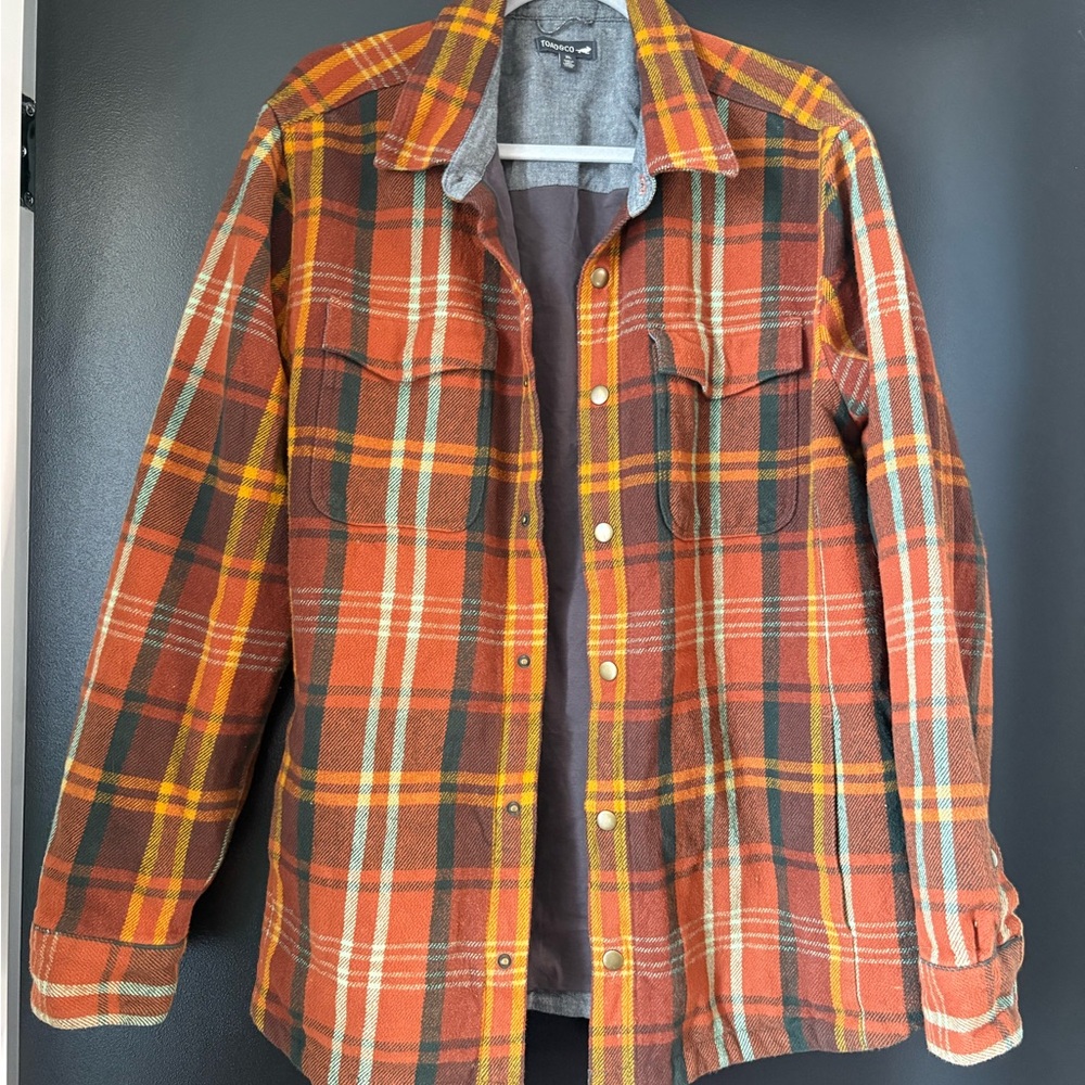 Toad&Co Men's Multicolor Plaid Shirt Jacket